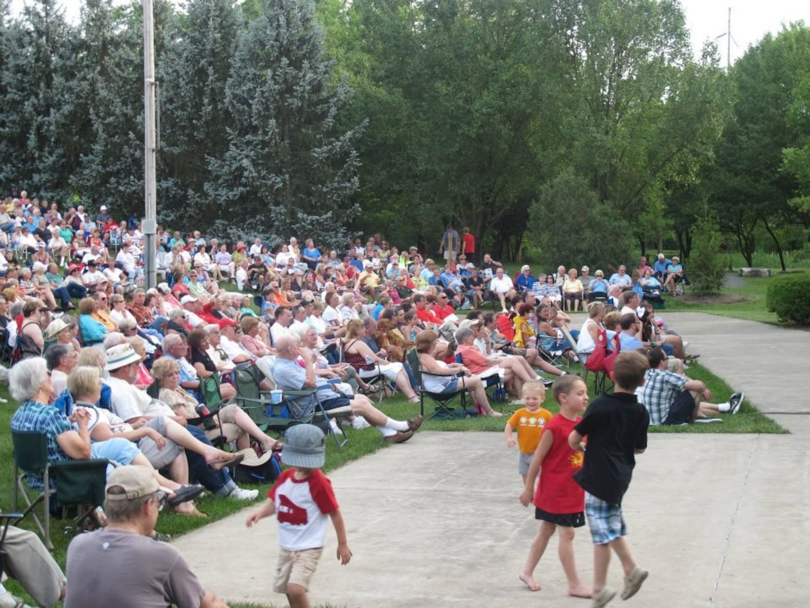 Centerville may expand the area designated for ADA seating at Stubbs Park. FILE