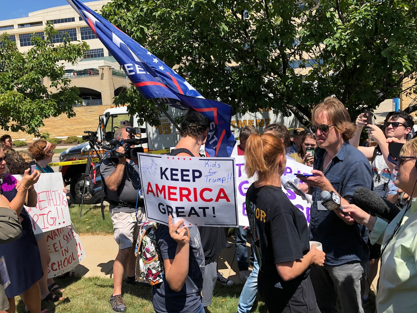 PHOTOS: Scenes of President Trump’s visit to Dayton