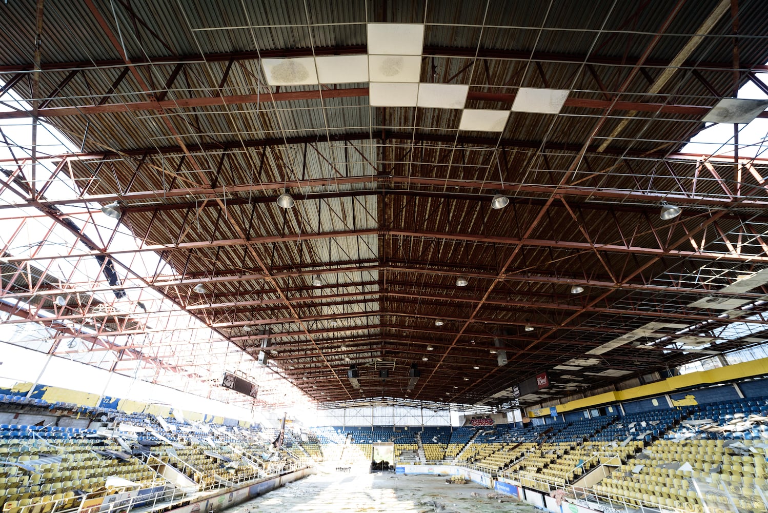 Last look inside Hara Arena