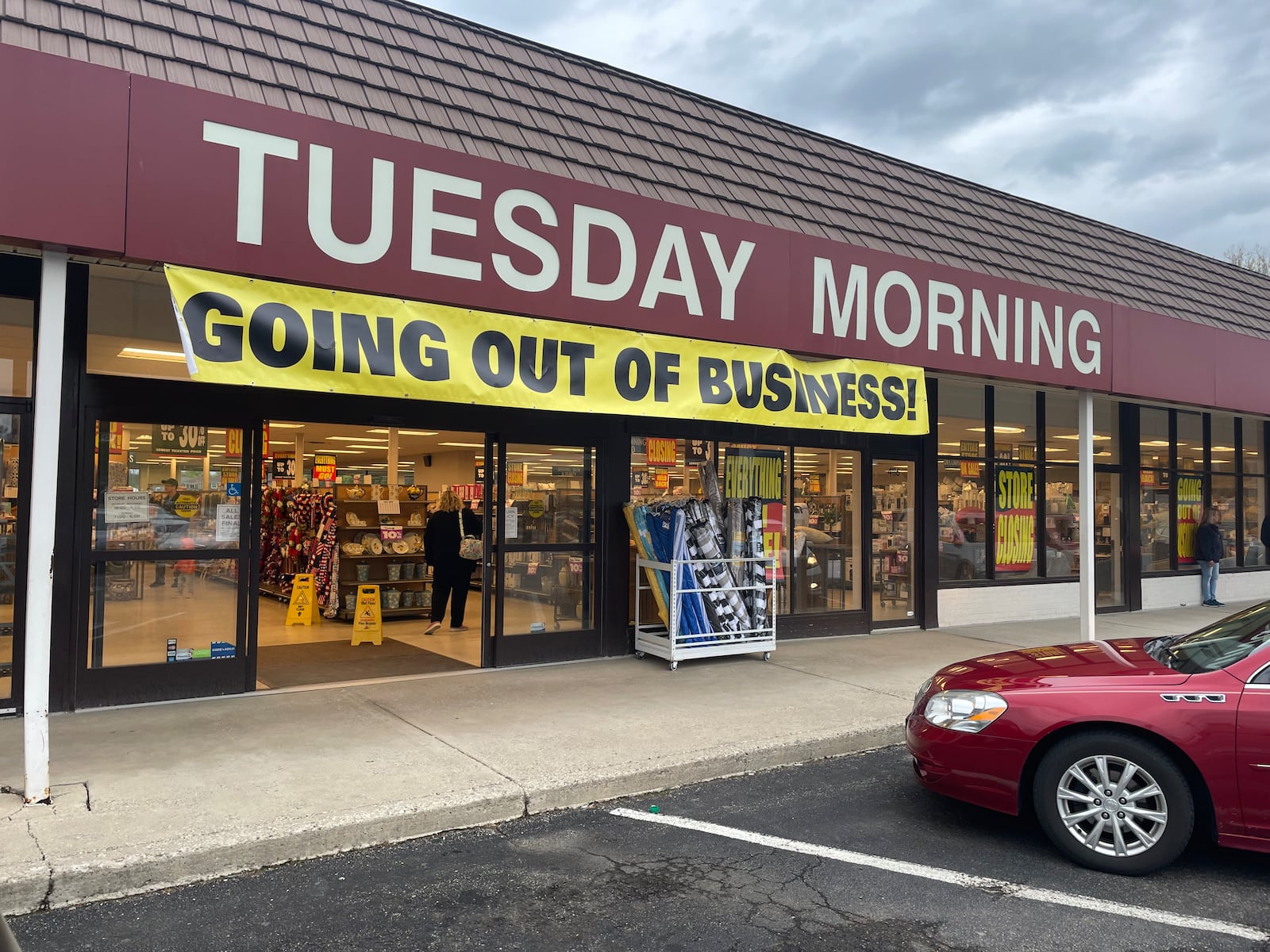 The Tuesday Morning at 4116 W. Town & Country Road will close in the coming weeks and customers have until May 13 to use their gift cards, according to the company’s website. NICK BLIZZARD/STAFF