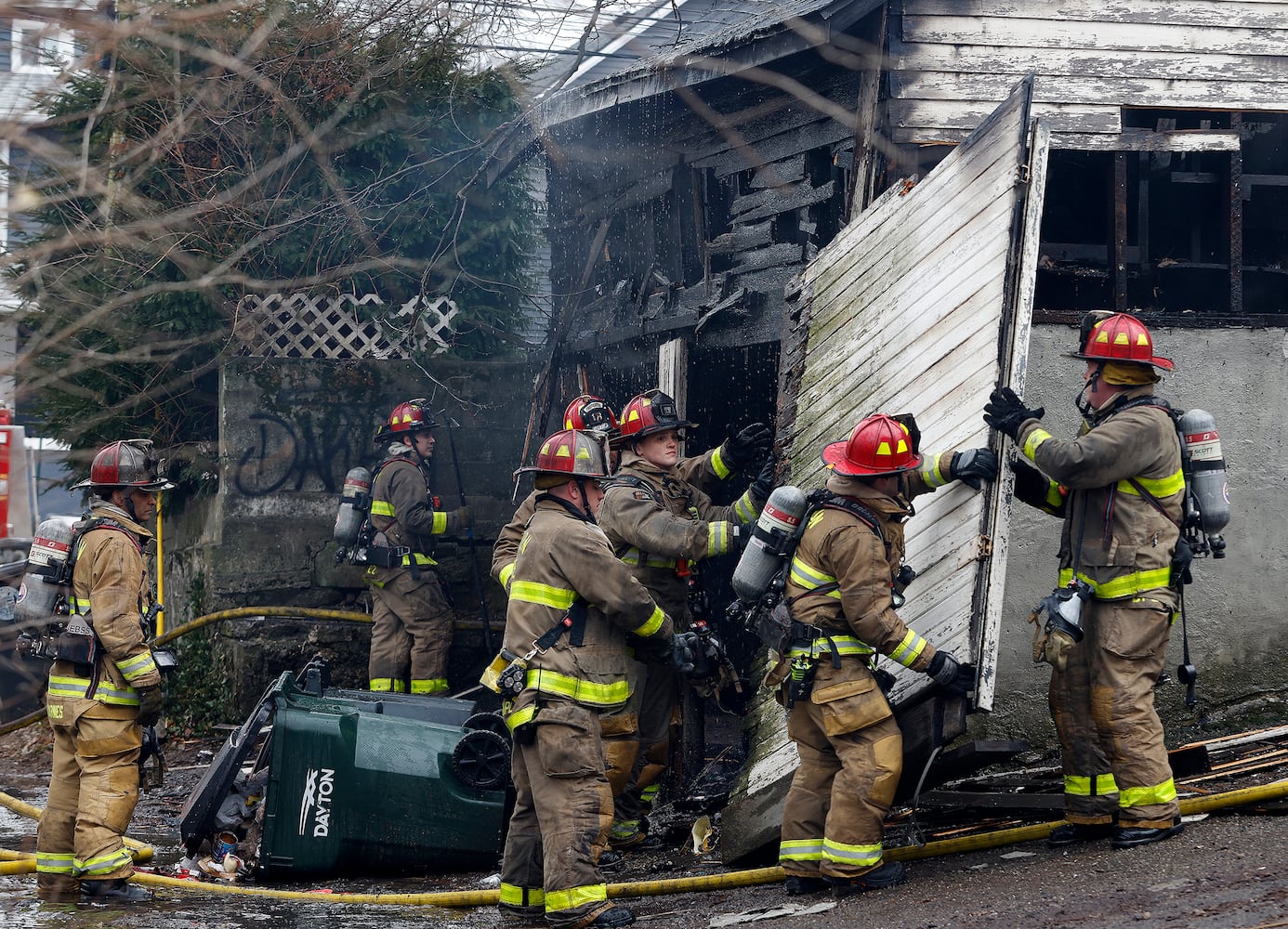 Garage Fire Glencoe Ave