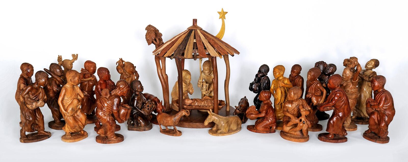 “Nativities and the Natural World” was curated from 3,500 creches in the collection of the University of Dayton’s Marian Library/International Marian Research Institute. CONTRIBUTED