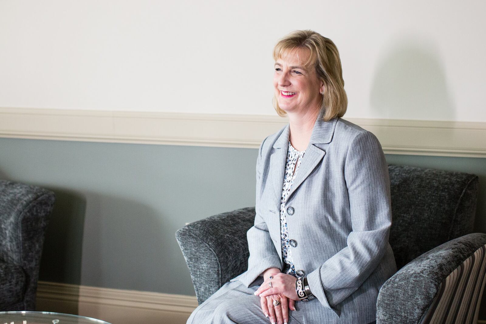 Cheryl Schrader, Wright State University’s next president, sits in her office in Rolla, Missouri at the Missouri University of Science and Technology. Schrader will start her new job at Wright State in July.