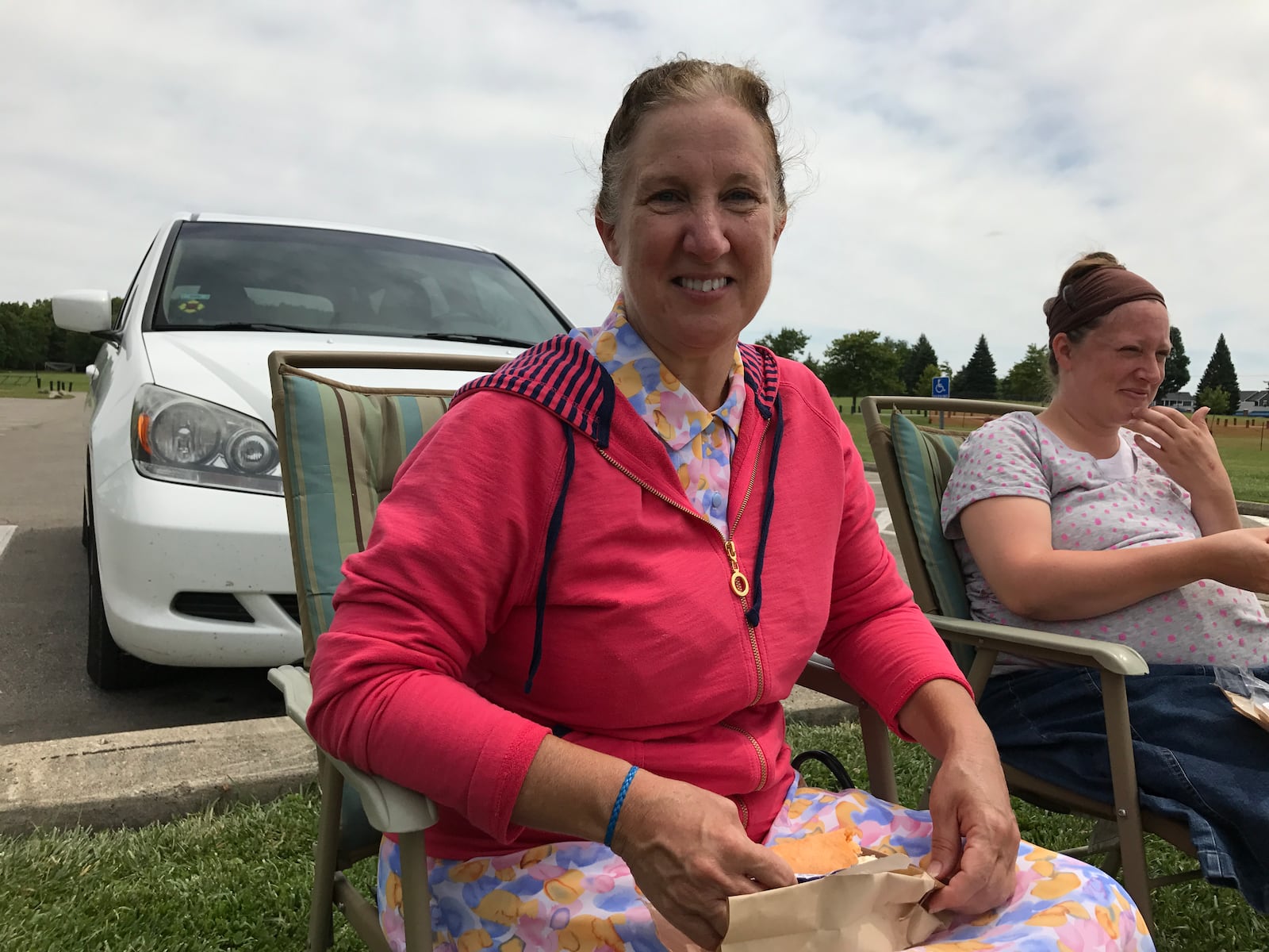 Anita Sink, a 53 year-old from Covington, was eating with her family at Huber Heights' Thomas Cloud Park last Wednesday. She believes that the nation is split on some key issues, but is it going to put a damper on her holiday? "Not really," Sink said.