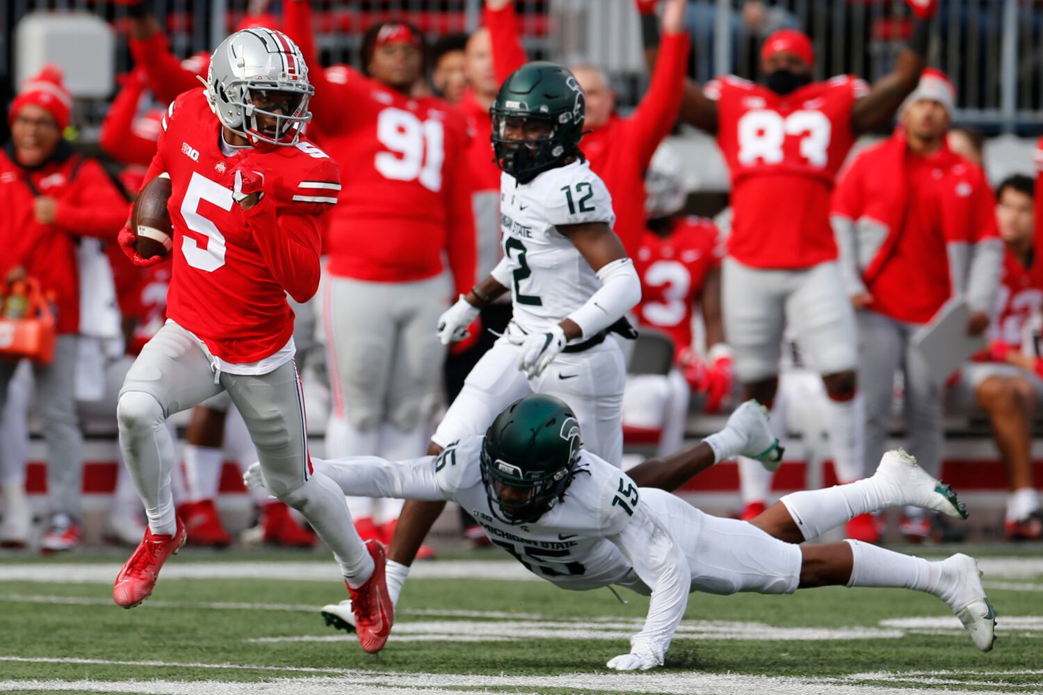 Michigan St Ohio St Football