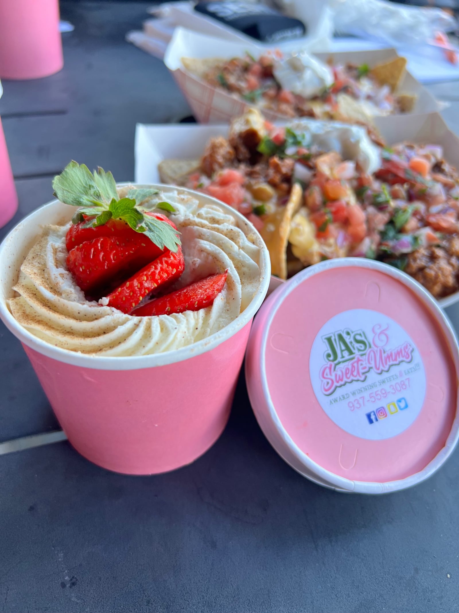 JA's & Sweet-umms was also awarded Best Dessert for their "Best Damn Tres Leche" at the inaugural Taco & Nacho Fest at Austin Landing.