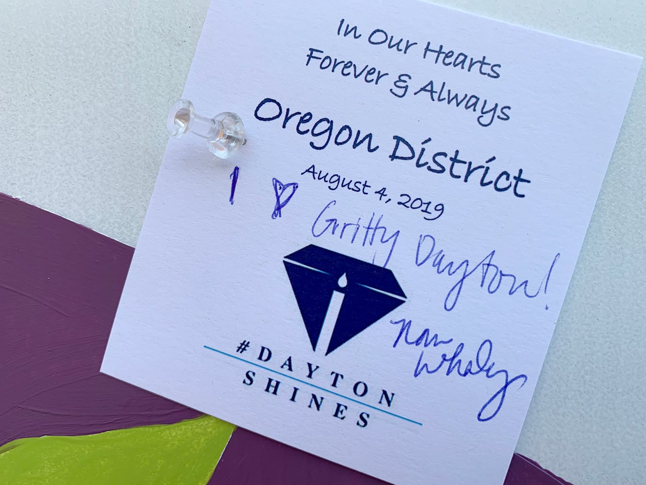 PHOTOS: Messages of heartbreak and hope cover the Tree of Life memorial honoring those killed in the Oregon District mass shooting