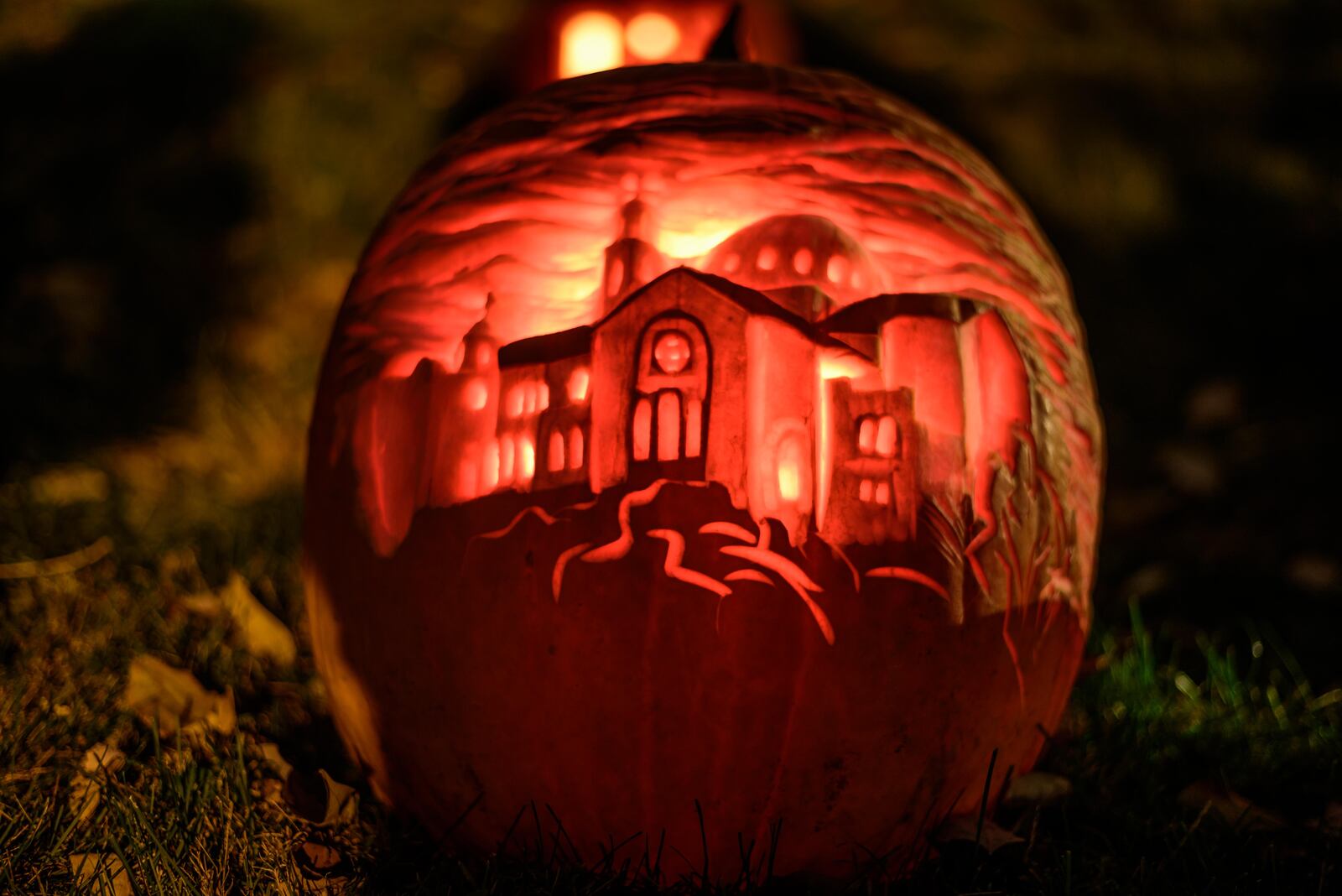 The Dayton community came together to carve over one thousand pumpkins for this year's annual Stoddard Avenue Pumpkin Glow. You can bask in the glow of these pumpkins near the Dayton Art Institute and Annunciation Greek Orthodox Church on Oct. 30-31. TOM GILLIAM / CONTRIBUTING PHOTOGRAPHER