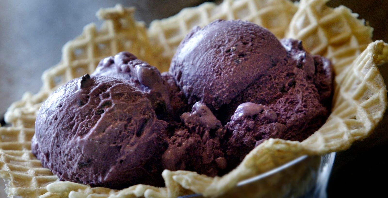 Graeter's specialty is the popular black raspberry chip ice cream. Staff photo by Chris Stewart