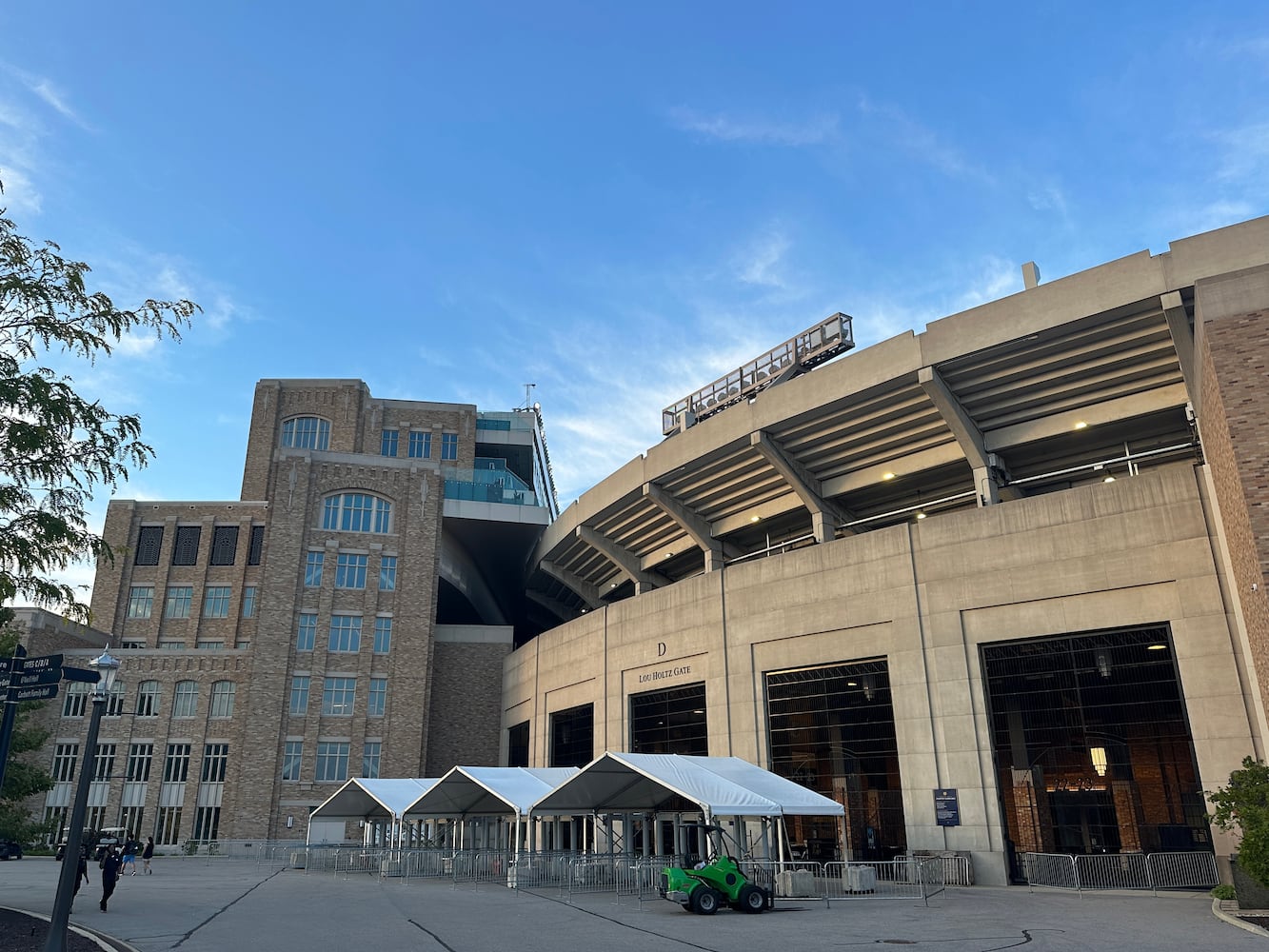 Notre Dame Stadium outside view