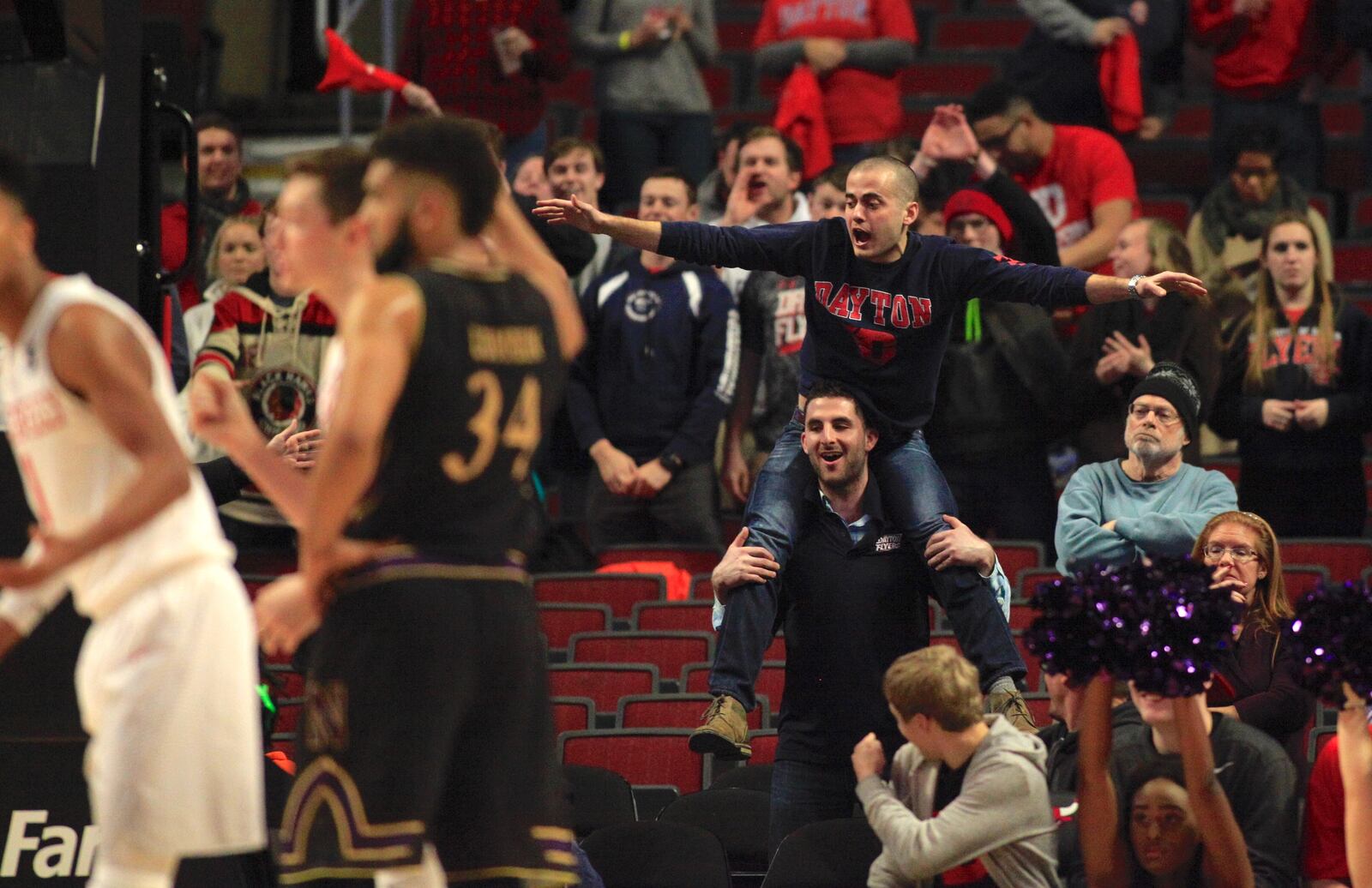 Dayton against Northwestern on Dec. 17, 2016, at the United Center in Chicago.