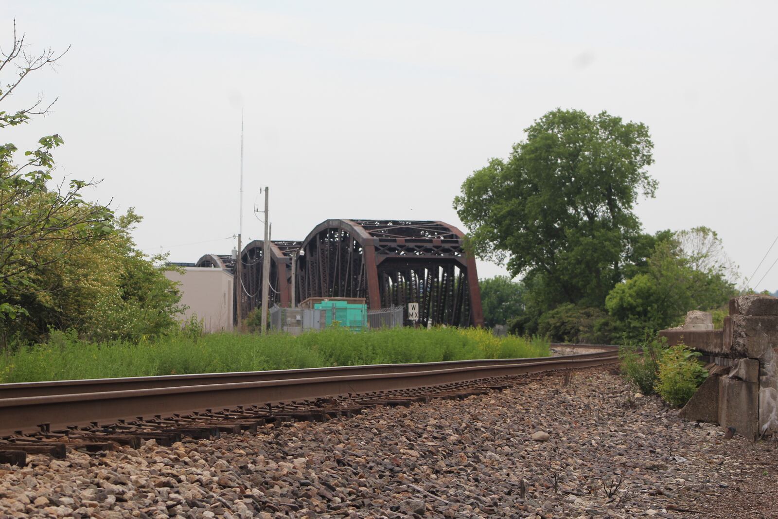 The train tracks south of Sinclair Community College in downtown Dayton. CORNELIUS FROLIK / STAFF