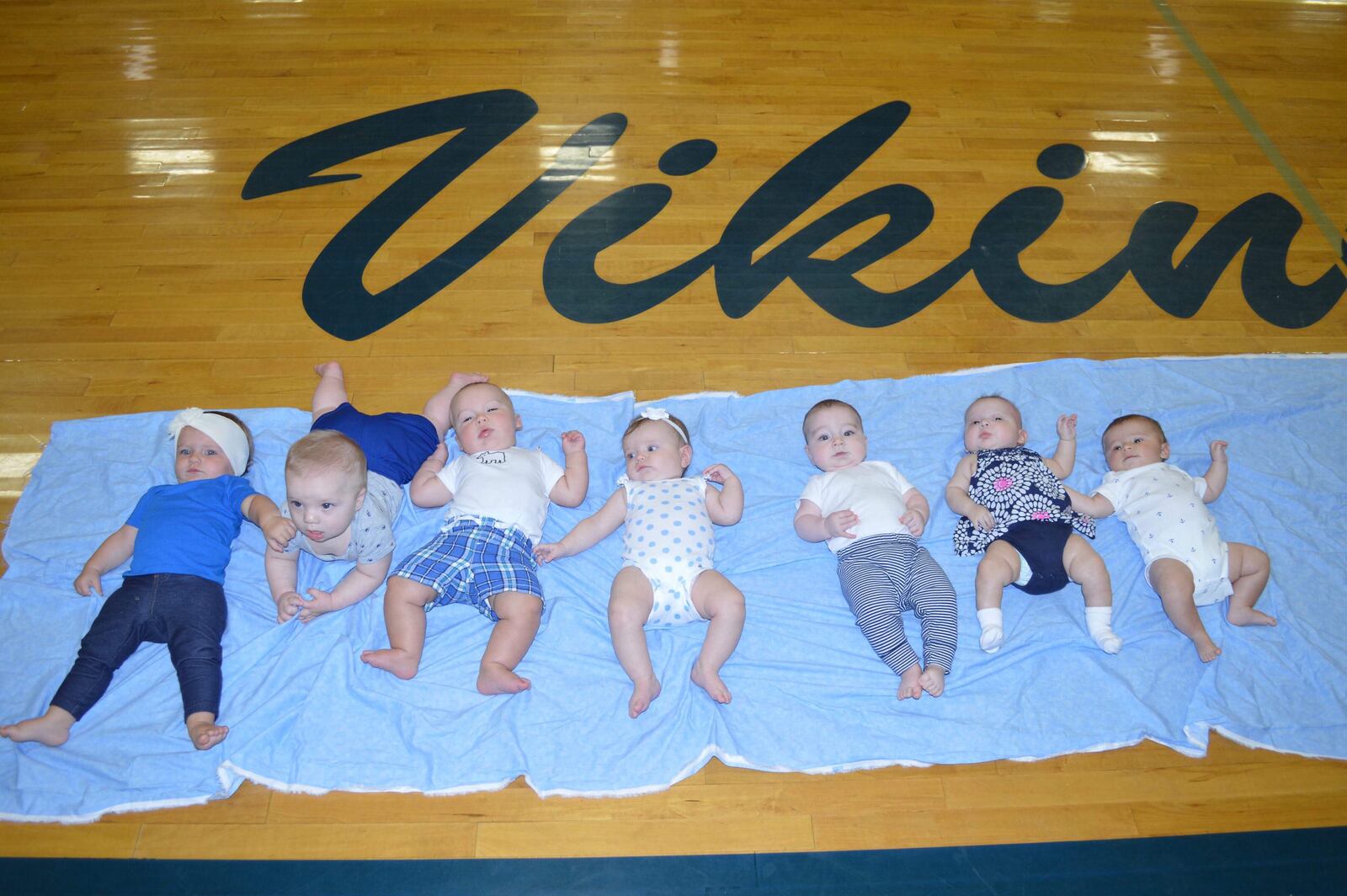 From left to right: Grace-Ann Skidmore, Tommy Rio Crotte, Finn Smallwood, Oaklynn McNutt, Archer Newton, Lucy James, and Keegan Lutey.