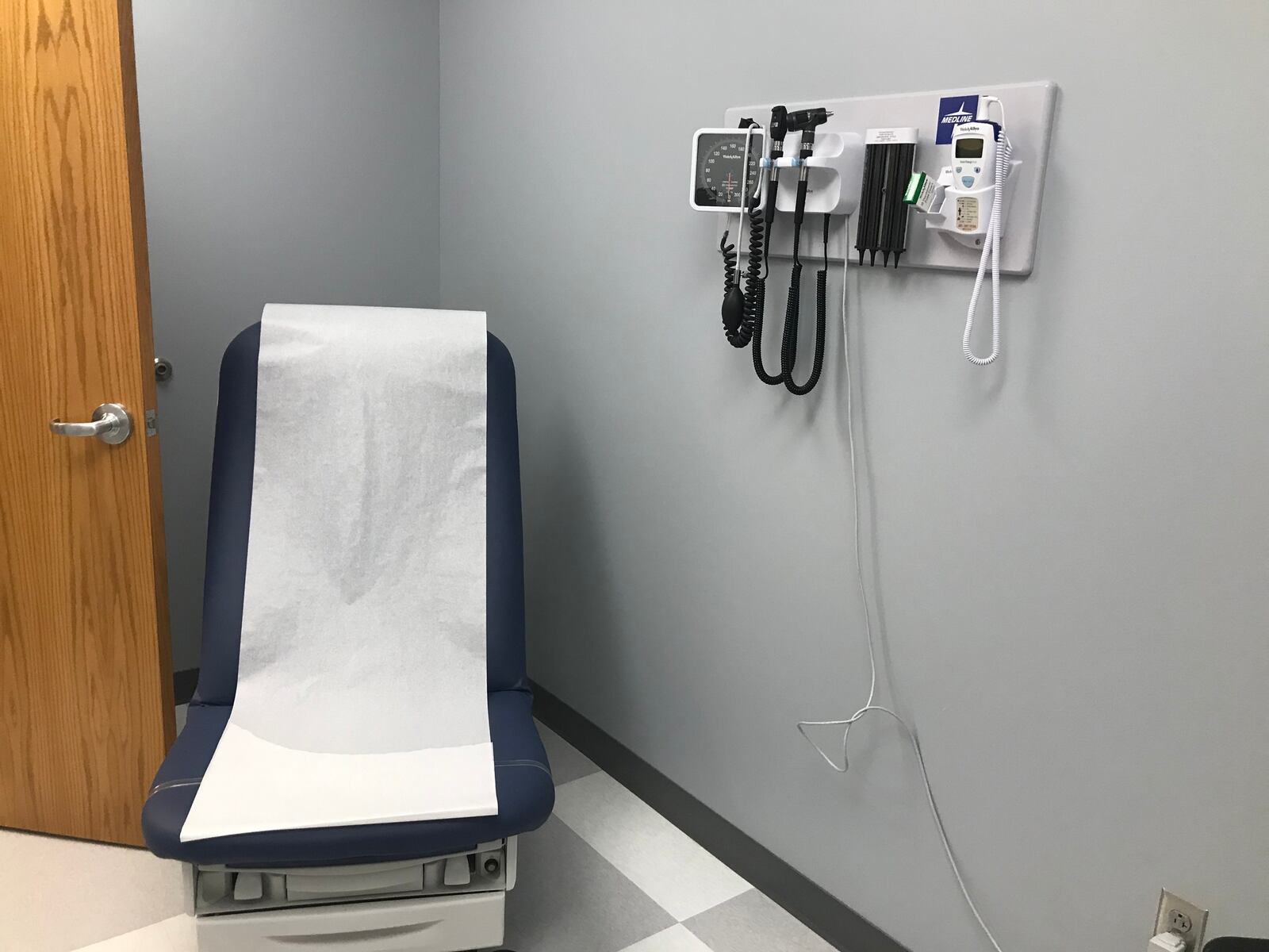 The health center has three medical exam rooms. KAITLIN SCHROEDER