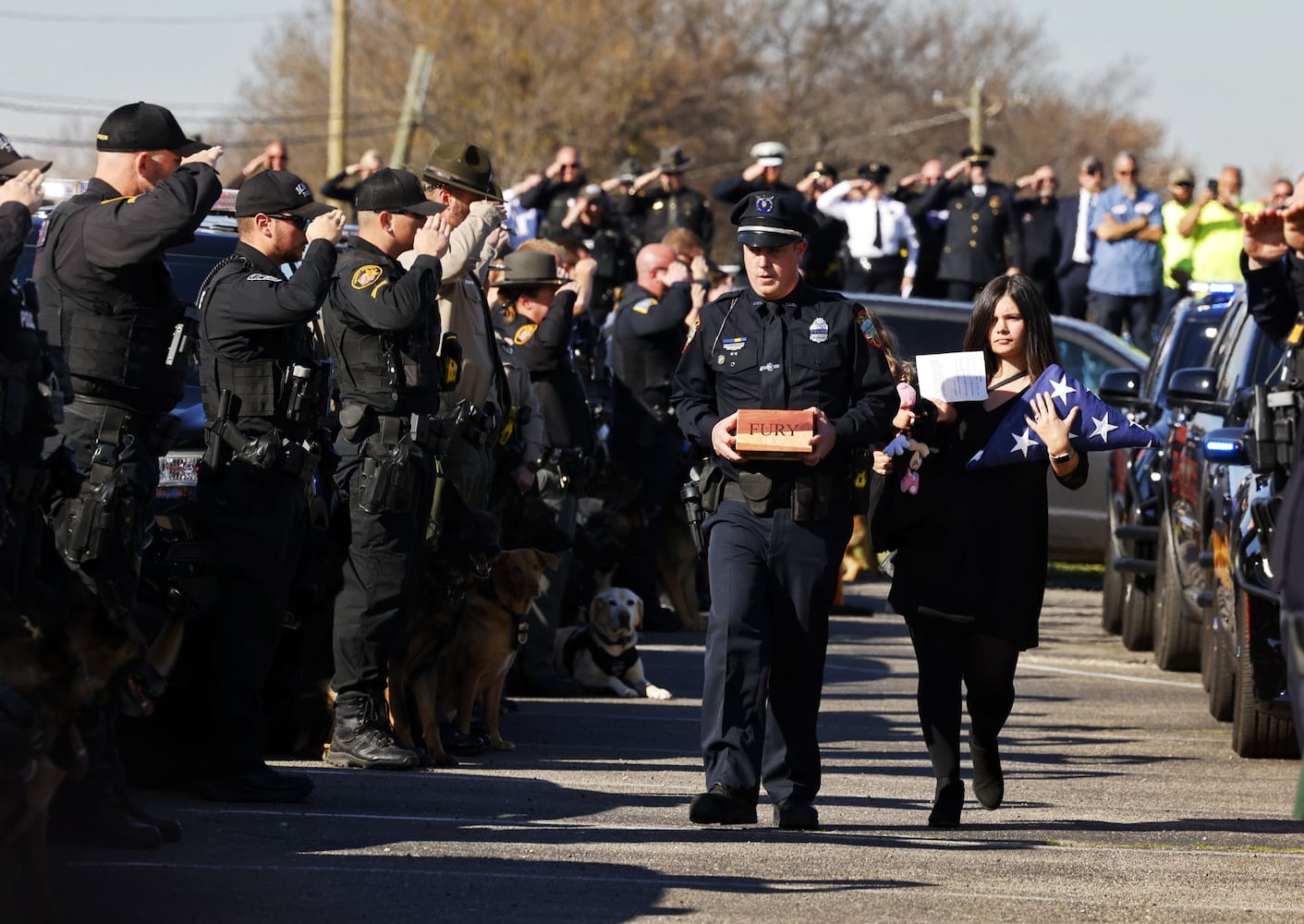 111623 franklin police k9 memorial