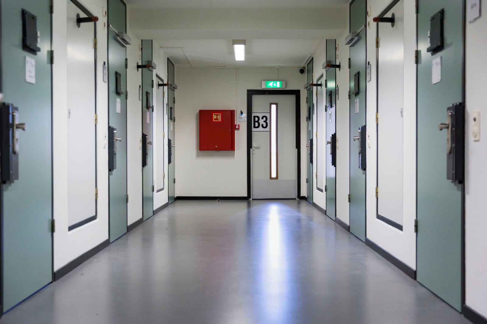 This 2017 photo provided by the International Criminal Court in The Hague, Netherlands, on Wednesday, March 12, 2025, shows a residential wing of the ICC Detention Center located within a Dutch prison complex in Scheveningen, Netherlands. (ICC-CPI via AP)