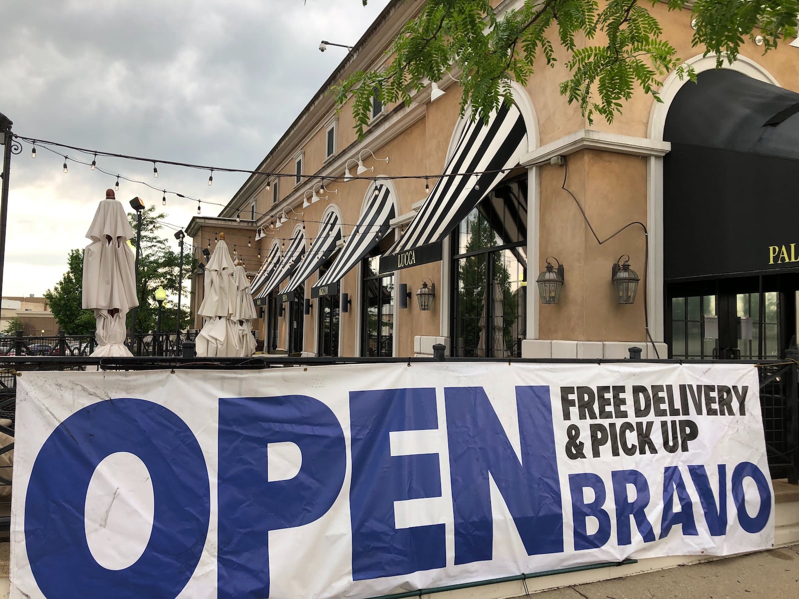 Bravo Cucina Italiana is offering free delivery and pickup at its Dayton Mall restaurant.