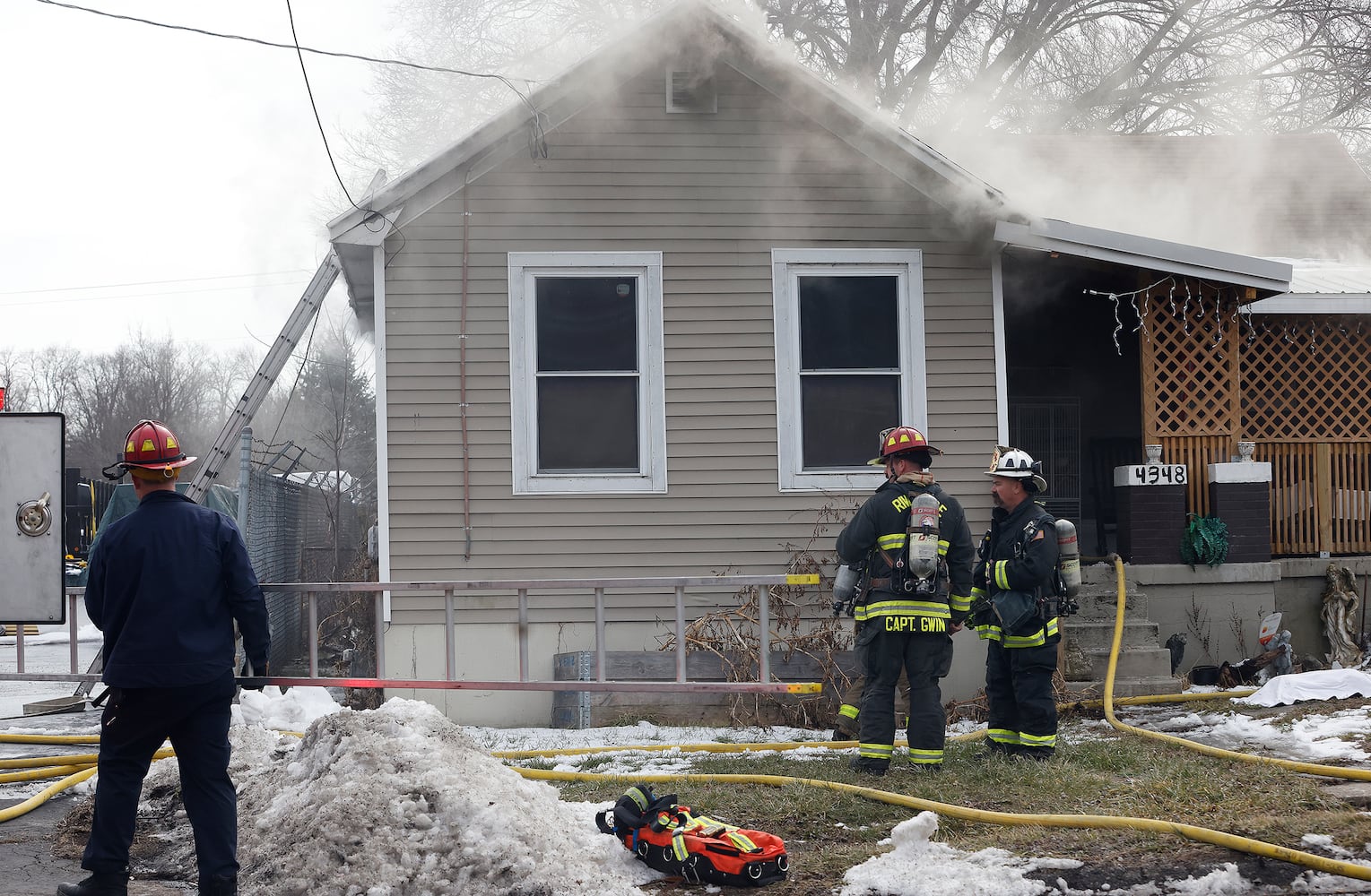 Riverside housefire