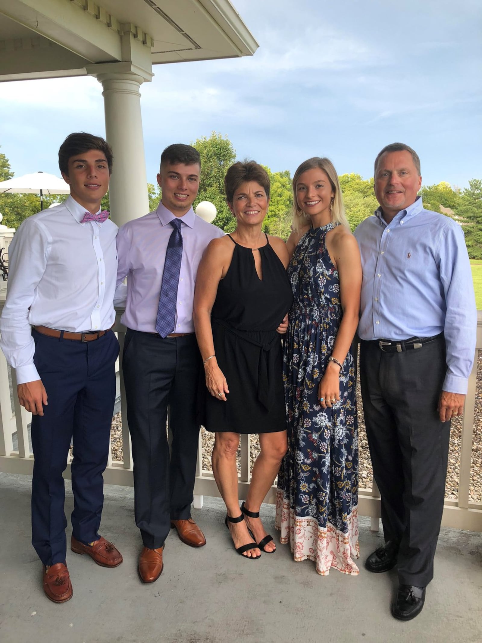 Powell family photo from left: brothers Adam and Zach, mom Jamie, Alex and dad Jan. CONTRIBUTED