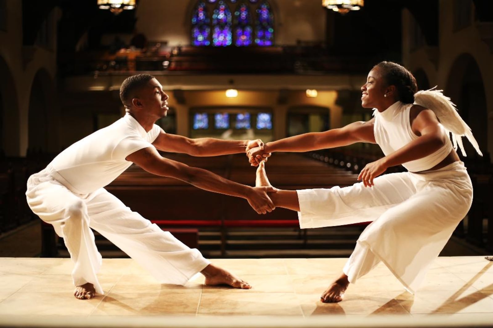 Dayton Contemporary Dance Company presents "The Littlest Angel" Dec. 14 at the University of Dayton Boll Theatre. PHOTO BY MICHAEL GREEN 