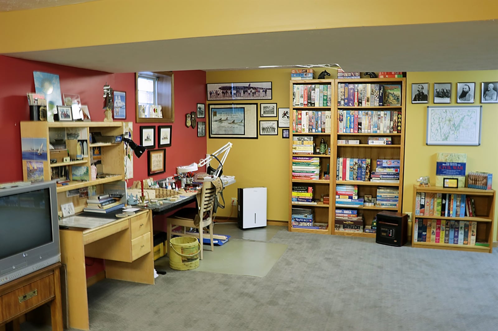 The full, finished basement has a recreation area and sitting room with storage closet. Unfinished space offers storage, the mechanical systems with wash tub. CONTRIBUTED PHOTO BY KATHY TYLER