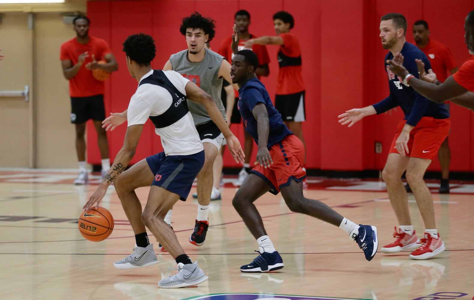 Dayton Flyers practice