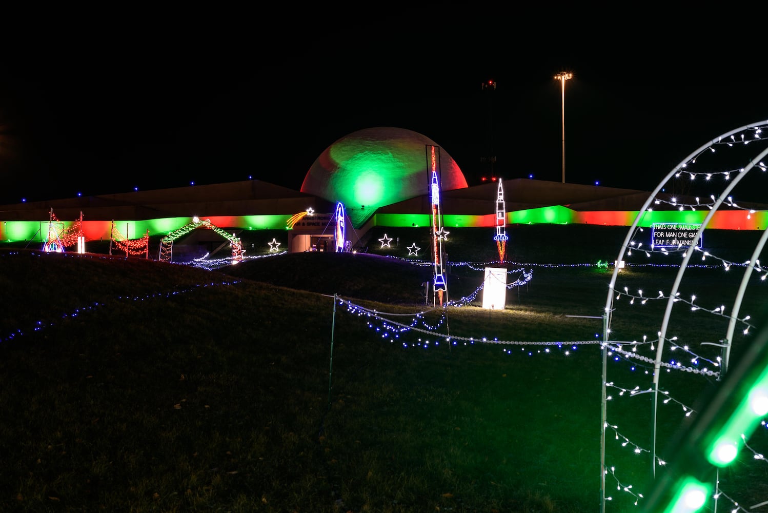 PHOTOS: Armstrong Air & Space Museum Holiday Lights 2024