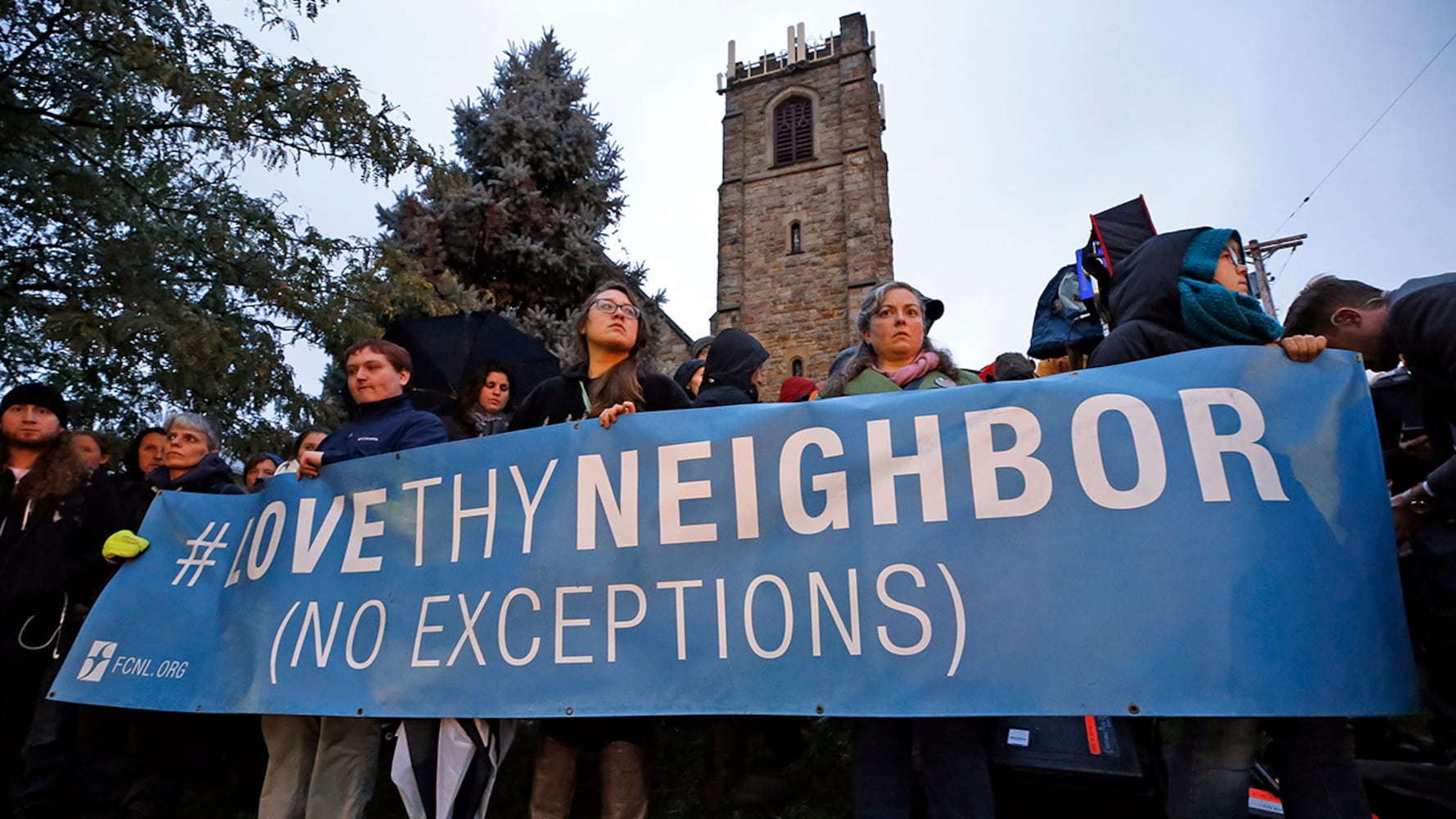 Photos: Thousands attend vigil after deadly shooting at Pittsburgh synagogue