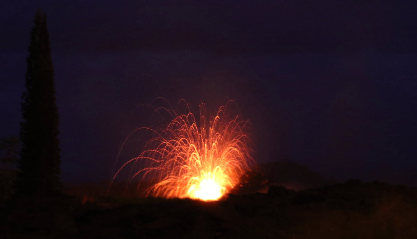 Photos: Hawaii volcano erupts