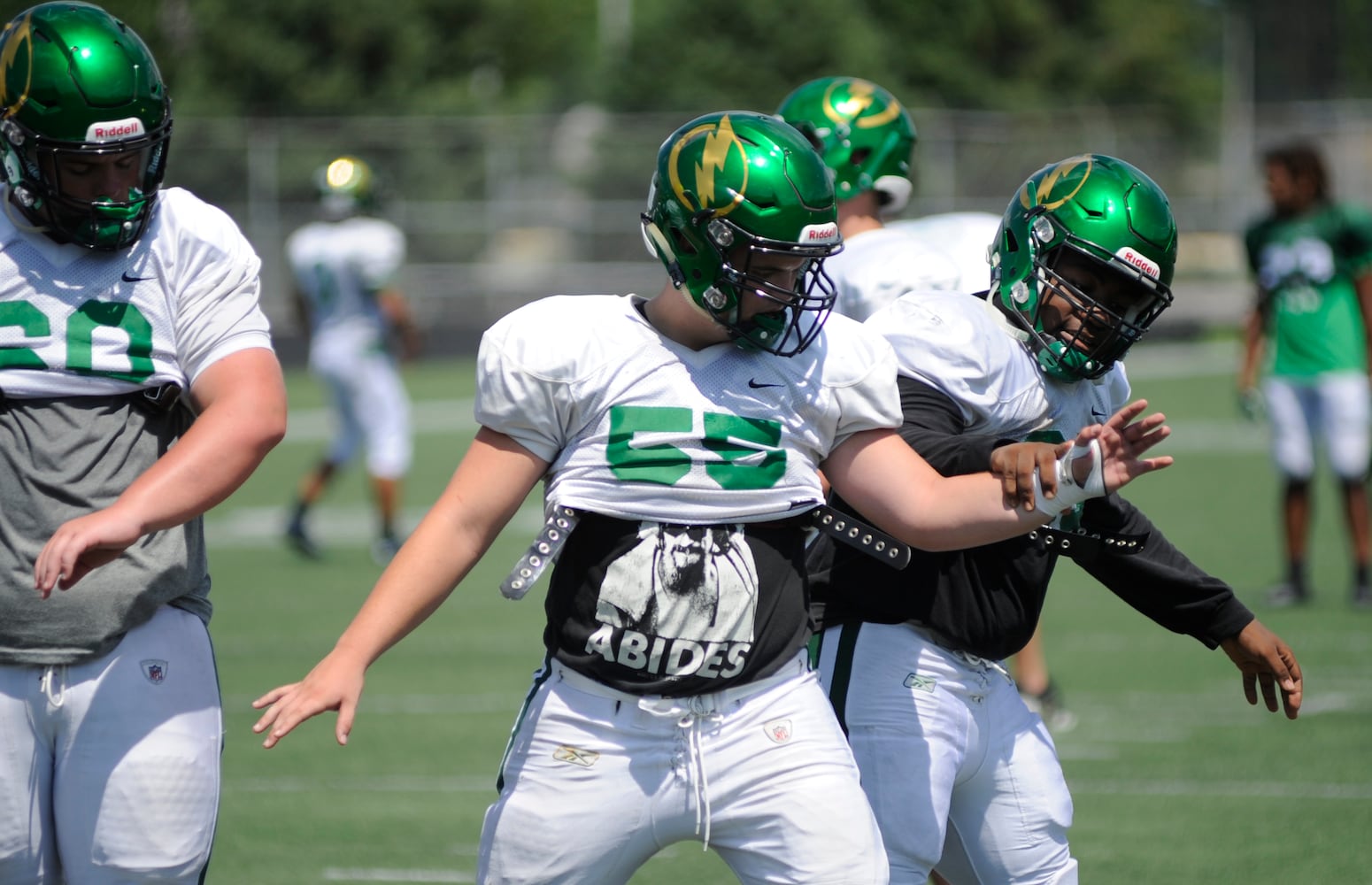 PHOTOS: Northmont Thunderbolts preseason football practice