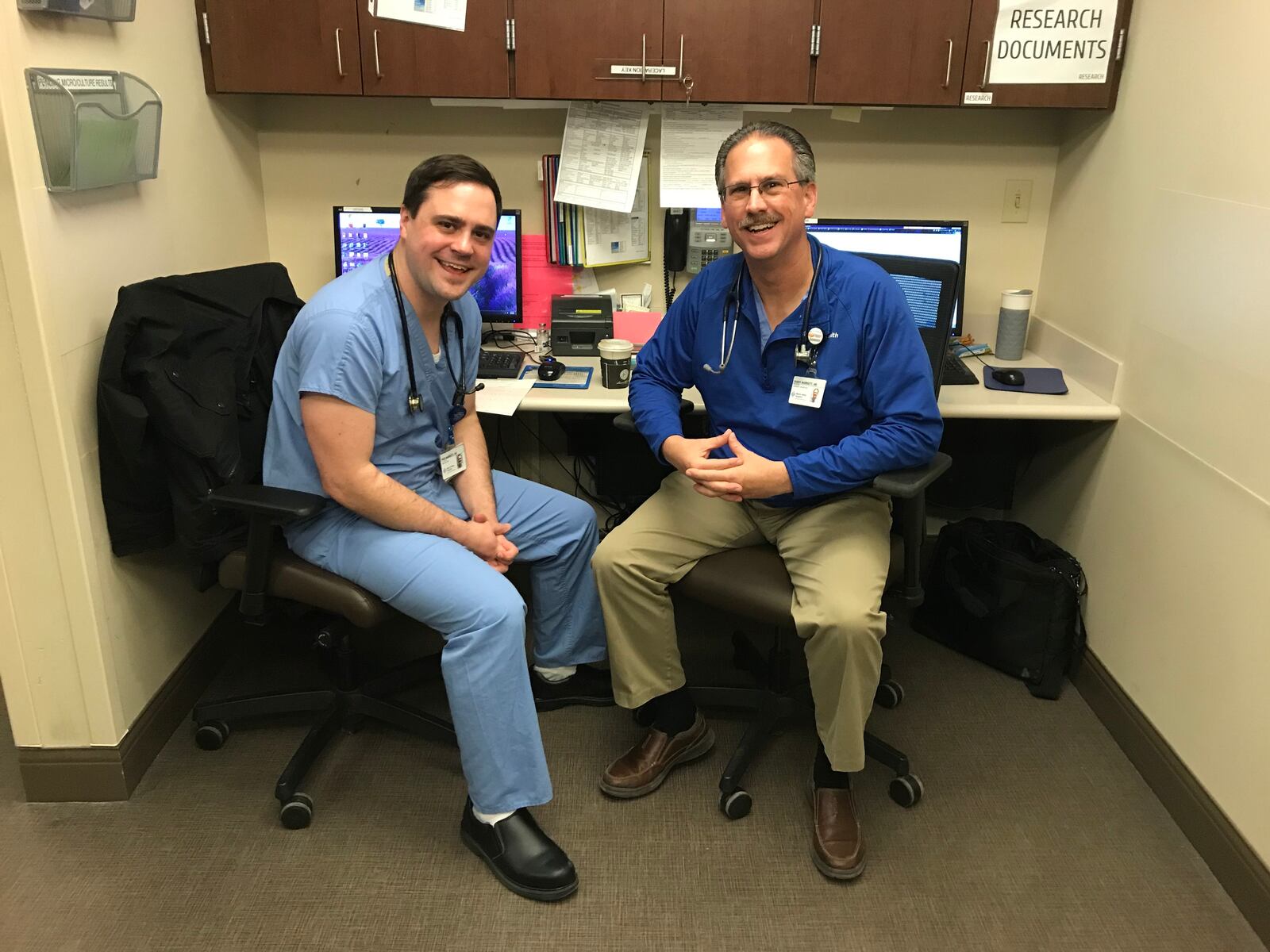 Dr. Rick Marriott and his father, Dr. Randy Marriott, are both part of Miami Valley Emergency Specialists, which contracts to provide emergency room doctors to all Premier Health hospitals. CONTRIBUTED