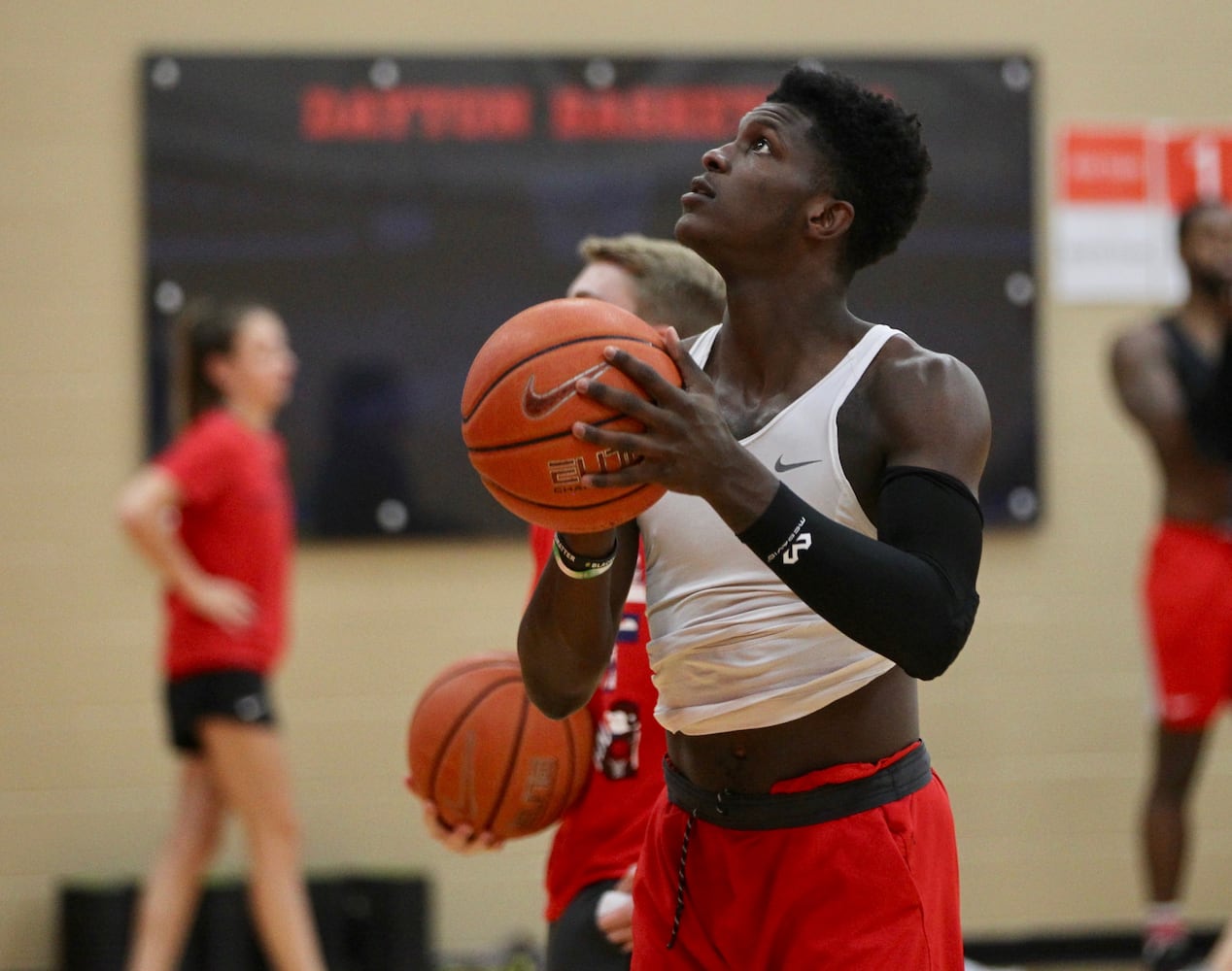 Dayton Flyers hold team workout at Cronin Center