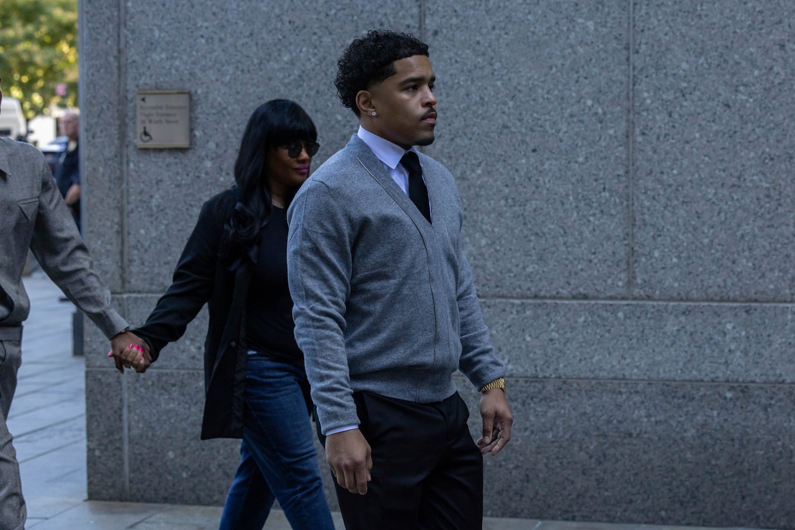 Justin Dior Combs arrives at Manhattan federal court, Thursday, Oct. 10 2024, in New York. (AP Photo/Yuki Iwamura)