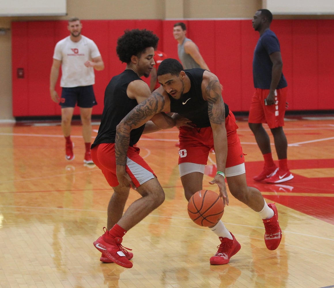 Dayton Flyers hold team workout at Cronin Center