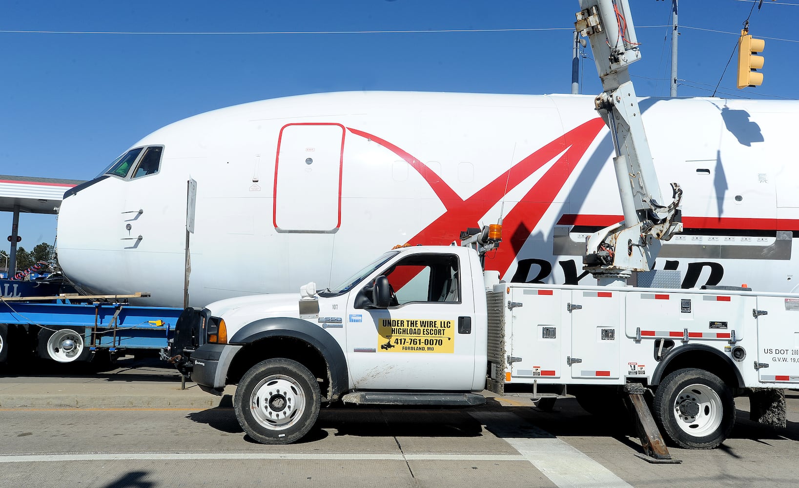 PHOTOS: Boeing 767 being transported on Dayton-Yellow Spring Road in Fairborn