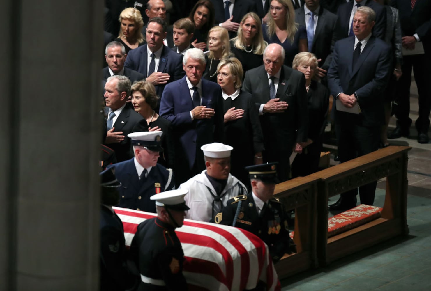 Photos: Sen. John McCain's memorial service at the National Cathedral