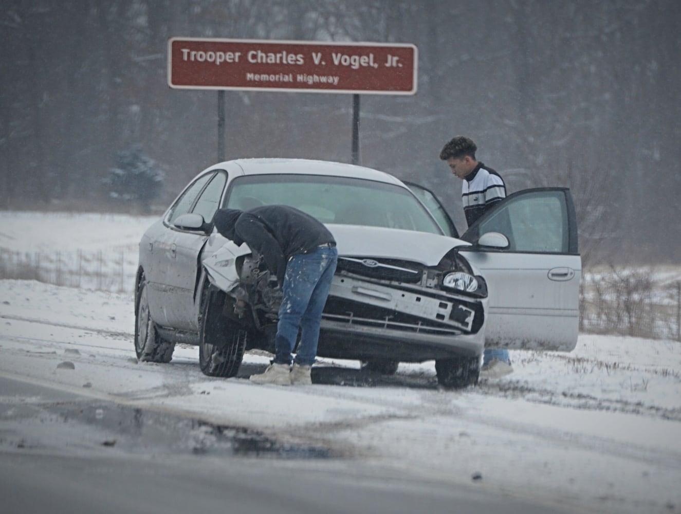 PHOTOS: Crashes on area highways after winter weather