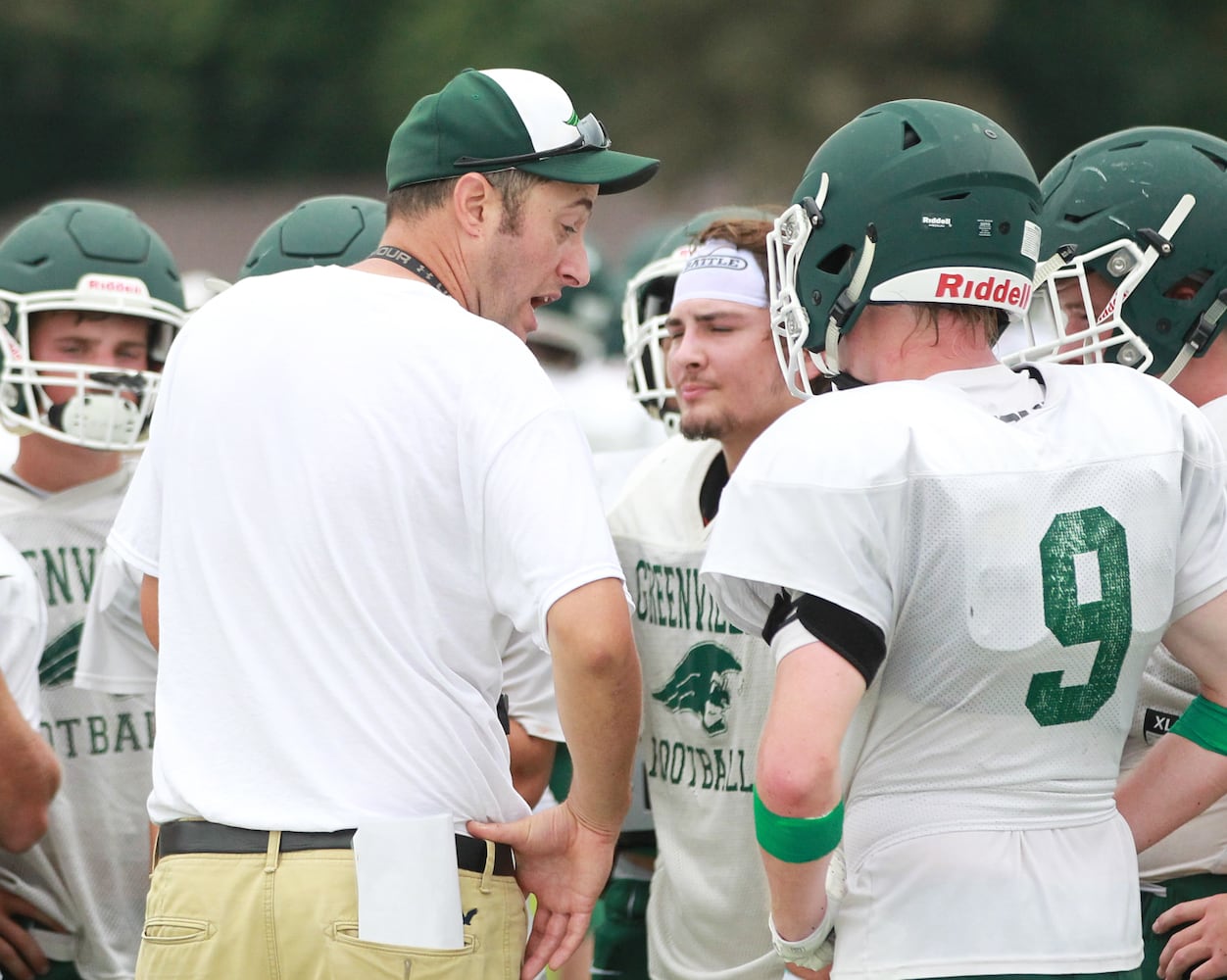 PHOTOS: Celina at Greenville, preseason football scrimmage