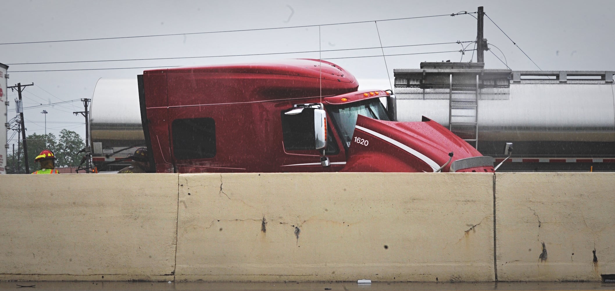 PHOTOS: Semi jackknifes on I-75 north near state Route 4