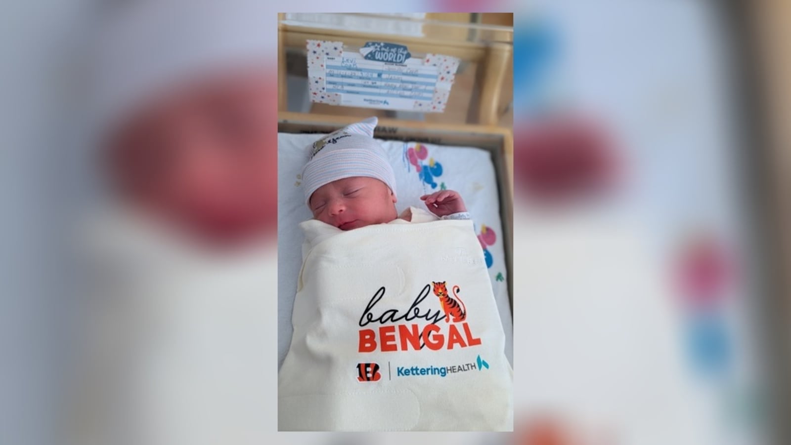 Levi Michael Cook was born weighing 6 pounds and 10 ounces. He is the son of first-time parents Jennifer and Jason Cook. Photo provided by Kettering Health.