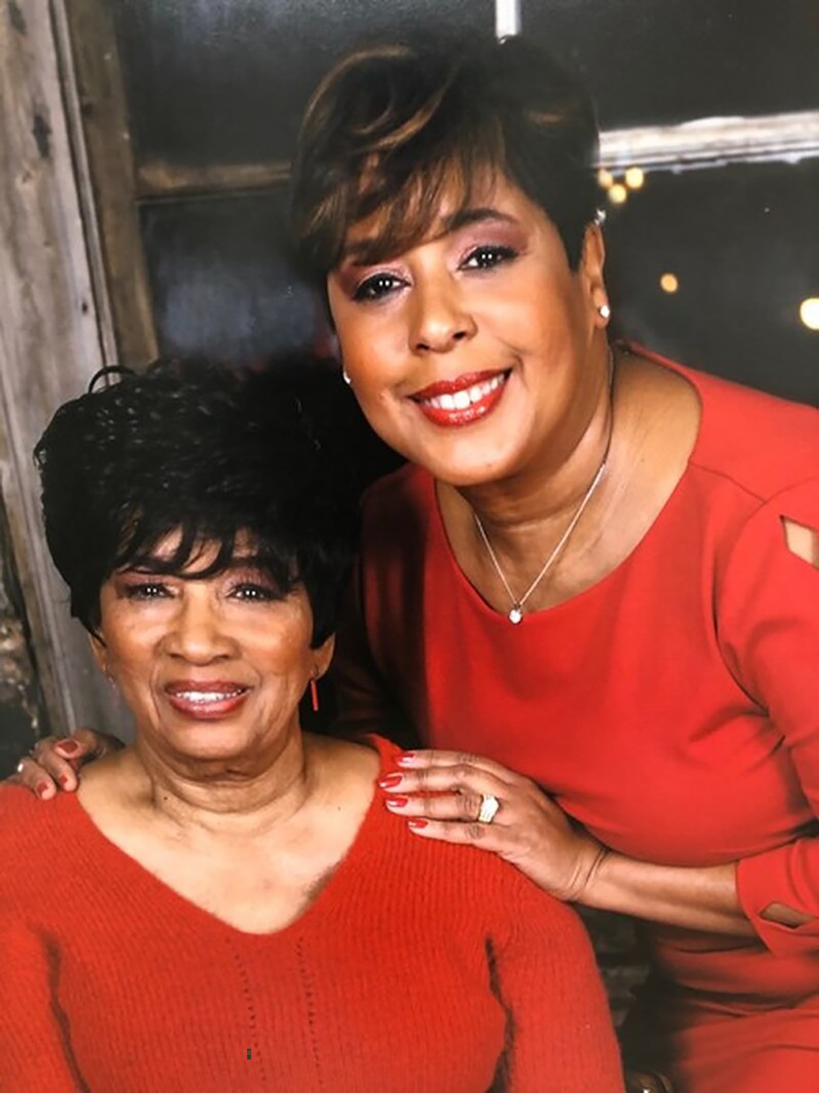 Karen Townsend (R) with her mother, Lucy Leavell Reynolds. Townsend credits her mother for encouraging her to believe that things happen "not because of, but in spite of."