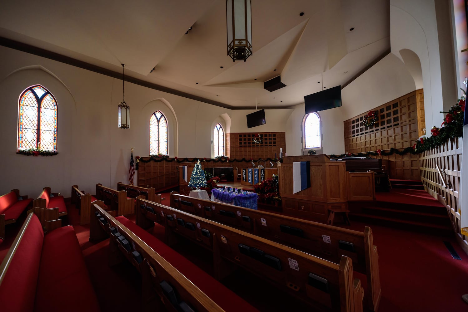 PHOTOS: A look inside Sulphur Grove Church in Huber Heights decorated for Christmas