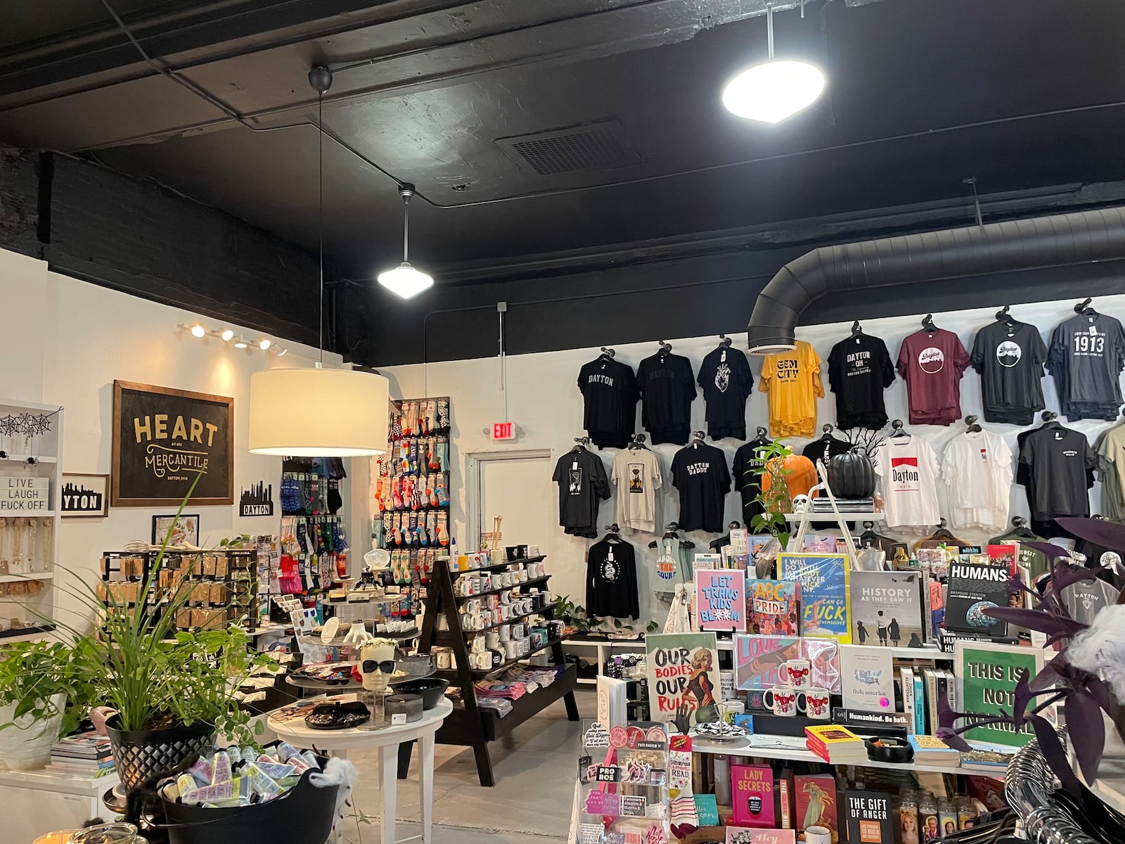 Heart Mercantile, a Dayton-centric, community-driven, boutique and gift shop in the Oregon District, has a variety of items from Dayton apparel and drinkware to stickers, cards and books.