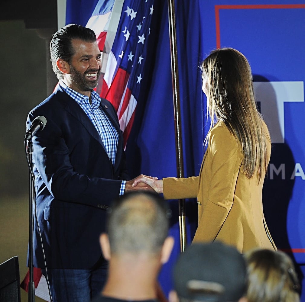 Trump Jr rally in Tipp City