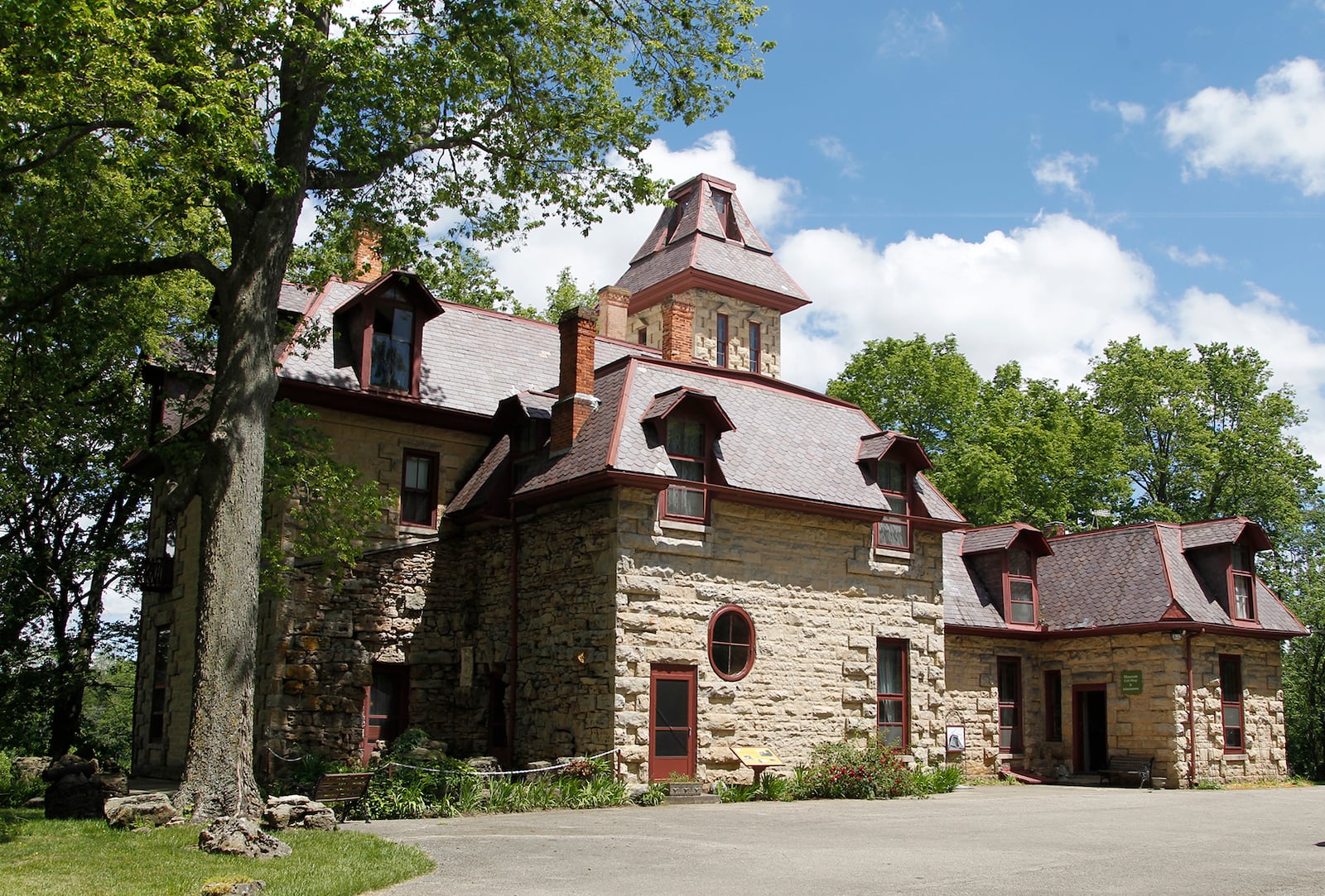 Mac-A-Cheek is one of two homes called the Piatt Castles in West Liberty. LISA POWELL / STAFF