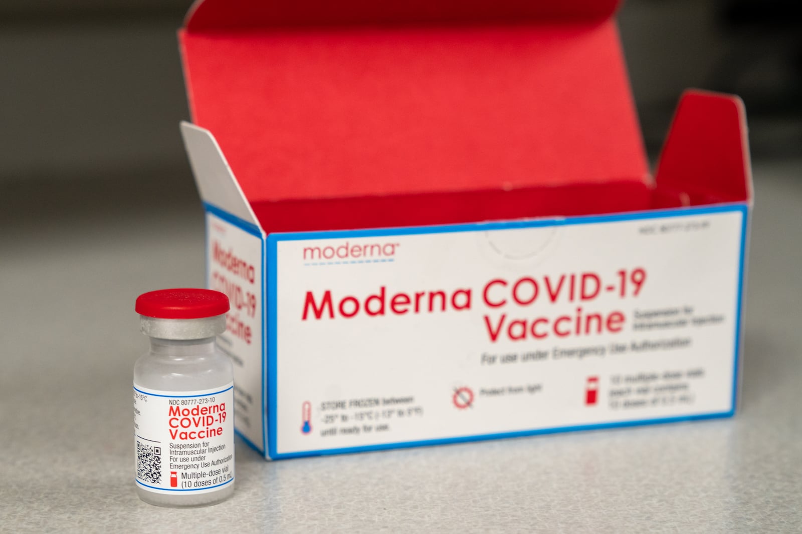 Upper Valley Medical Center in Troy received 600 doses of the Moderna coronavirus vaccine Monday morning.