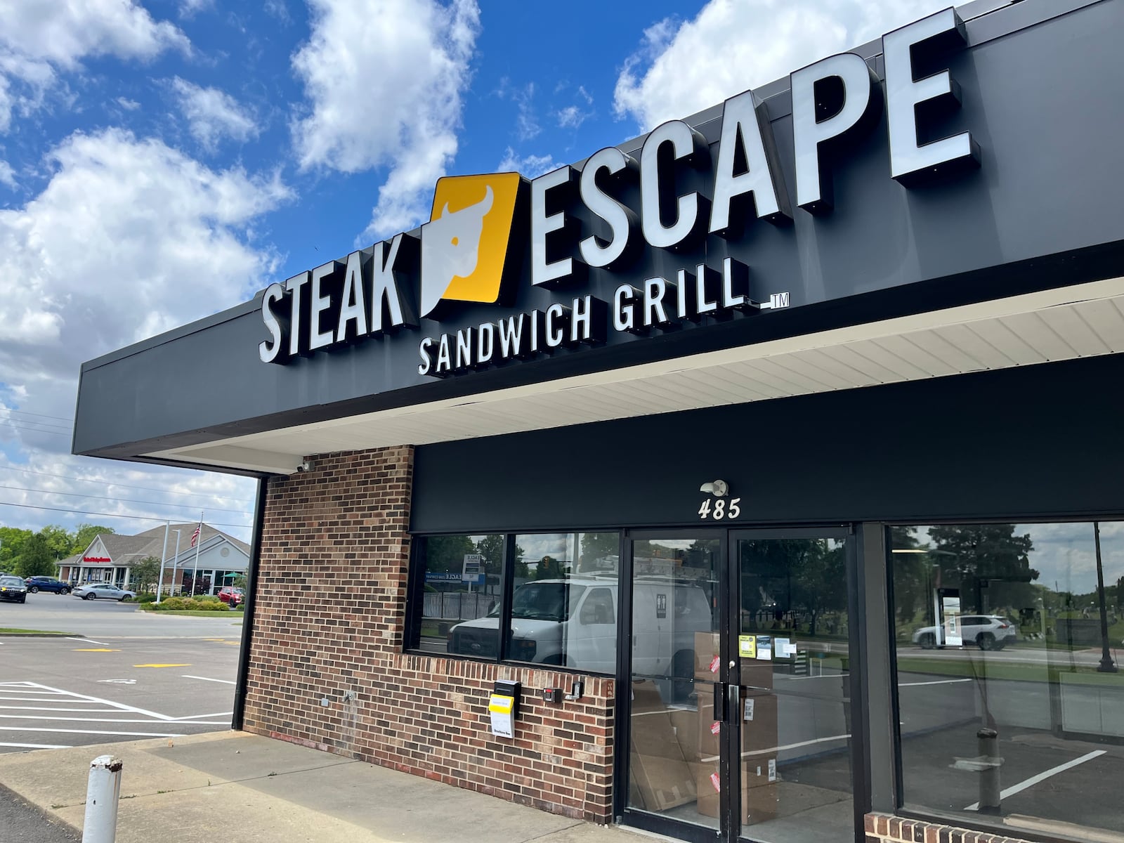 Steak Escape Sandwich Grill is coming soon to 485 W. National Road in Englewood. NATALIE JONES/STAFF