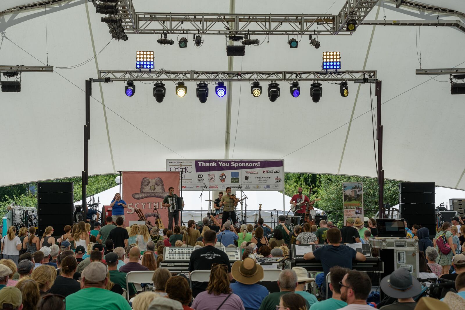 This year’s festival will feature three stages of entertainment (United Irish Main Stage, WDTN Traditional Stage and Key Ads Stage). TOM GILLIAM / CONTRIBUTING PHOTOGRAPHER