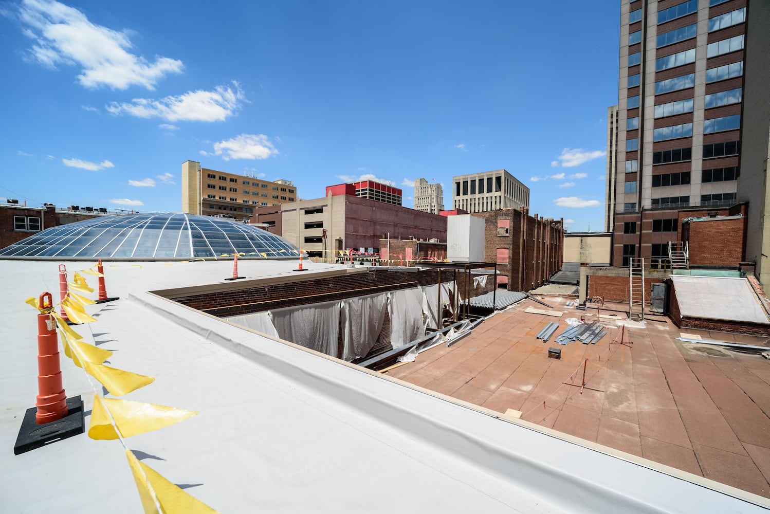 PHOTOS: Peek inside the Dayton Arcade under construction