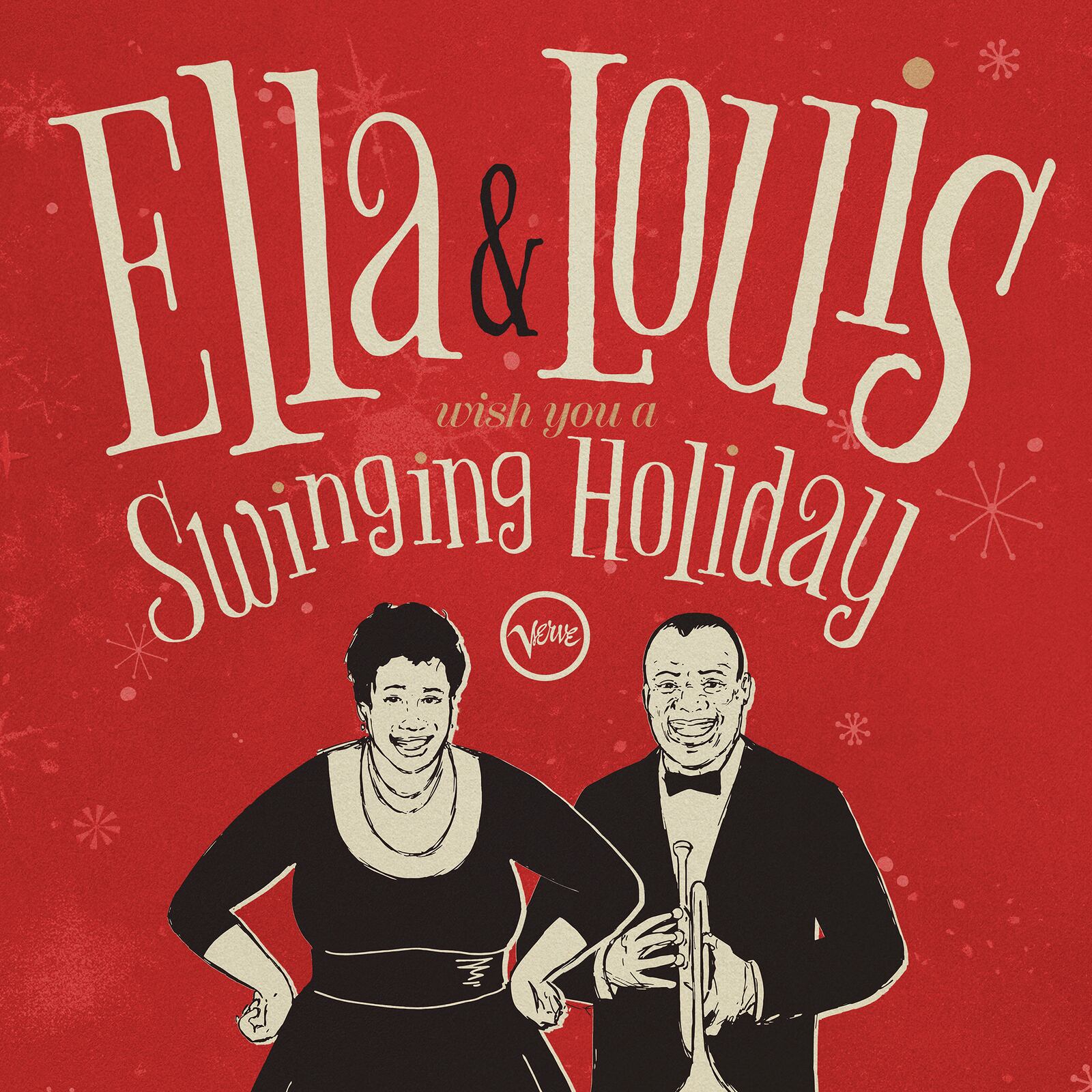 This cover image released by Verve shows "Ella & Louis Wish You a Swinging Holiday." (Verve via AP)